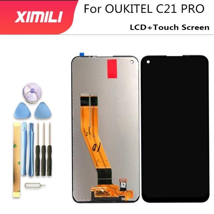 New Original For Oukitel C21 Pro LCD Display + Touch Screen Digitizer Glass Panel Assembly For C21 P