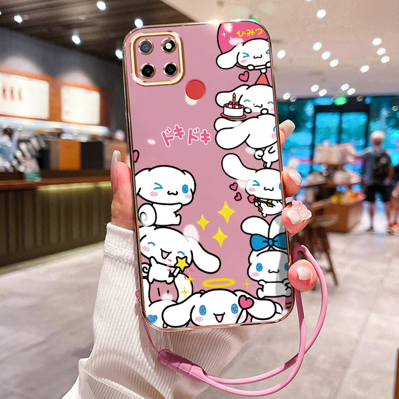 Casing Hp Untuk Realme C12 C25 C25s C15 Case Casing Hewan kartun HP Cesing Silikon Softcase disepuh 