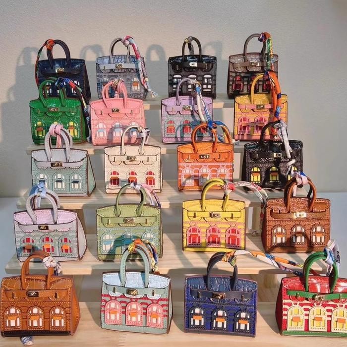 Koleksi Miniature Tas Wanita Lucu Unik / Bag Miniature Display - Its Me M103 Hadiah Kayu