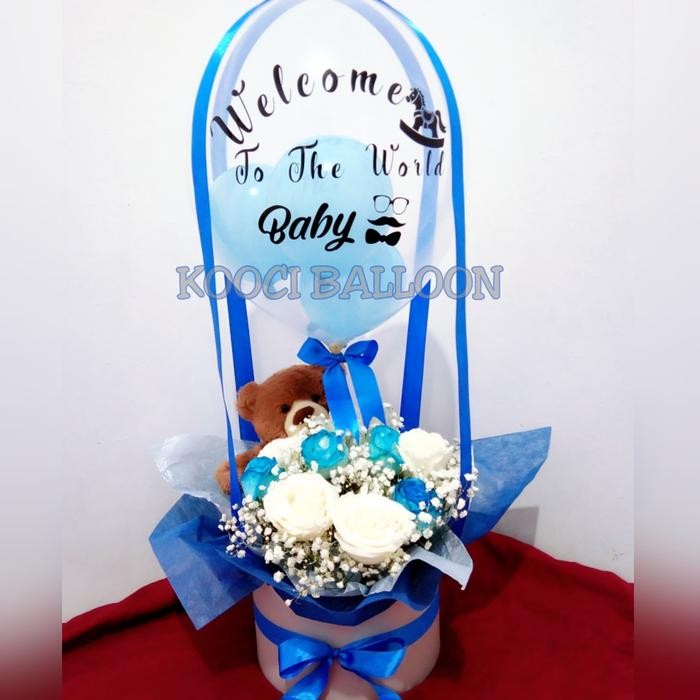 Parcel balon hadiah balon rangkaian bouquet balon wisuda ulang tahun