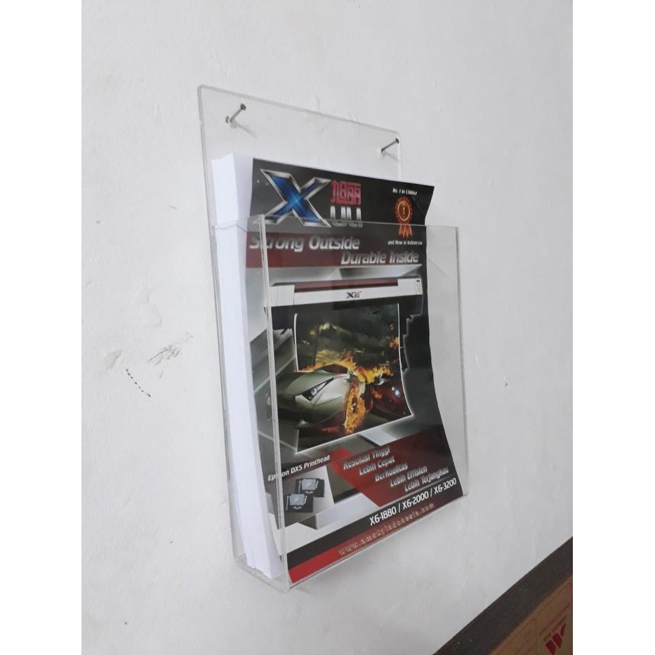 

A5 Acrylic Box Brosur ,Tempat Brosur Akrilik, A5 Acrylic Tentcard