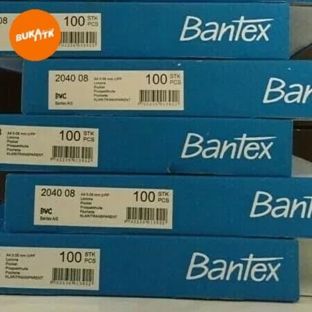 

Plastik Pp Pocket A4 Bantex 2040 Clear Tebal 0.06 Isi 100 Lembar