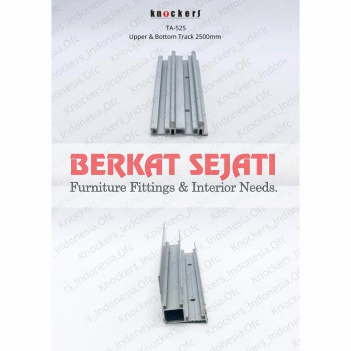 Roda Pintu Lemari Sliding Knockers Sd 050 / 2 Pintu 2.5 Mtr Slowmotion