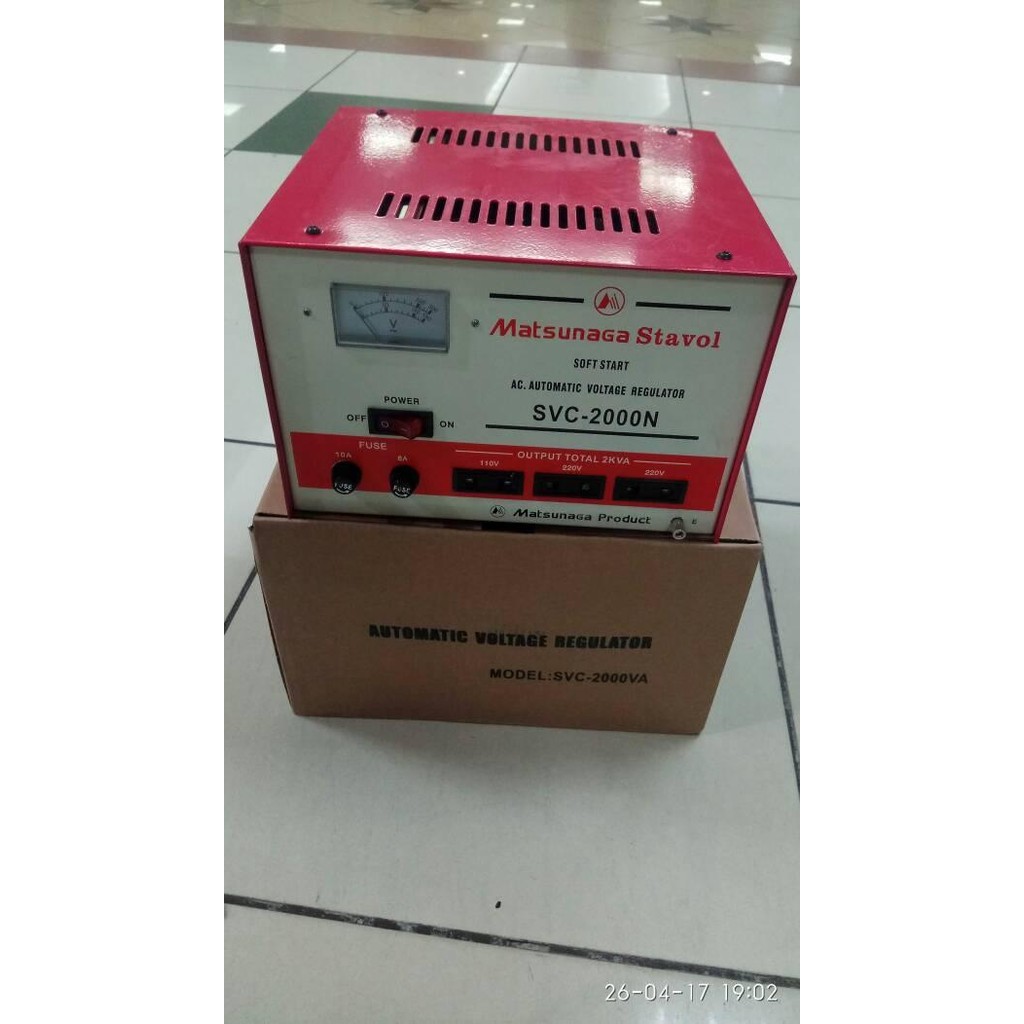 stabilizer matsunaga 2000watt 2000N 2000volt stabilizer volt
