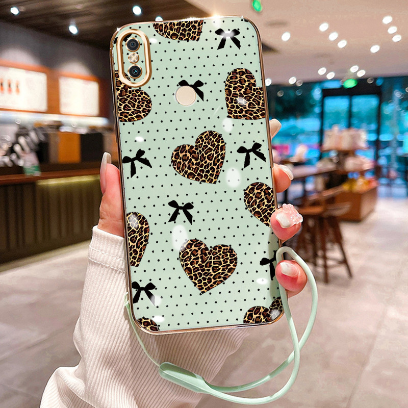 Casing Hp Untuk Xiaomi Redmi S2 Y2 Case Wanita bergaya Kasing Kesing tali berlapis pelindung Cesing 