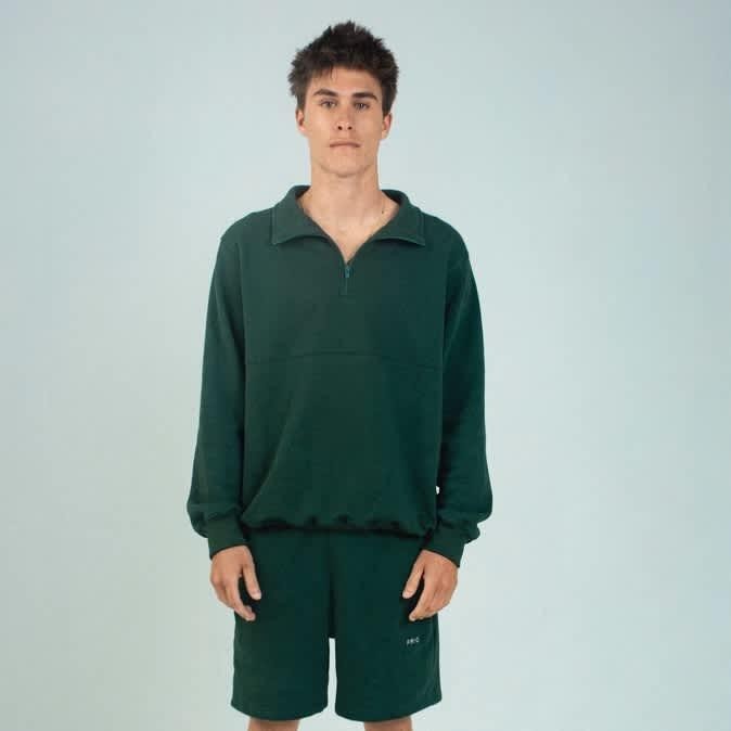 Frio Half-Zip Sweatshirt Green