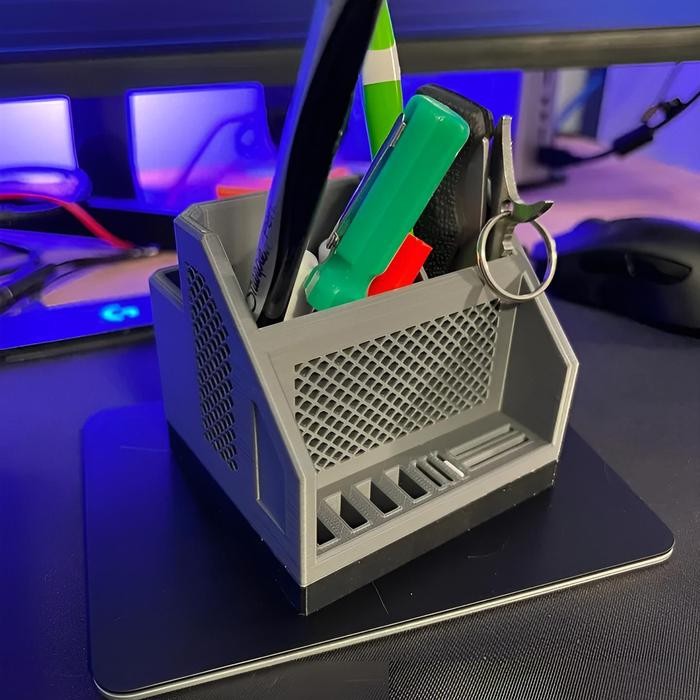 

Rak penyimpanan alat tulis kosmetik desk stationary organizer clean