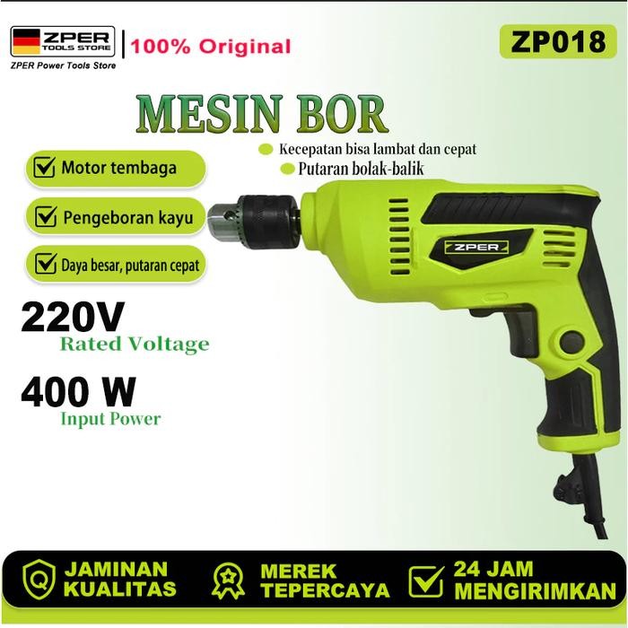 Zper Steker Kabel Mesin Bor Bor Tangan Listrik Bor Beton Bor Tembok Alat Bor Termurah Obeng Bor Kayu