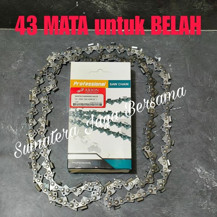 Rantai Chainsaw 22 Inch Belah Chain Saw 22" Belah Besi Gergaji