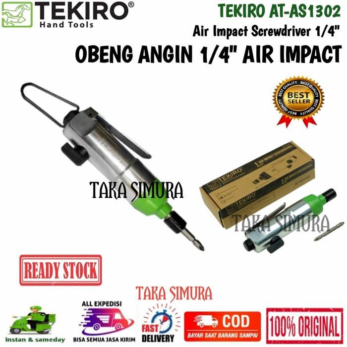 READY AIR IMPACT SCREWDRIVER 1/4 INCH TEKIRO OBENG ANGIN INCH MATA IMPEK