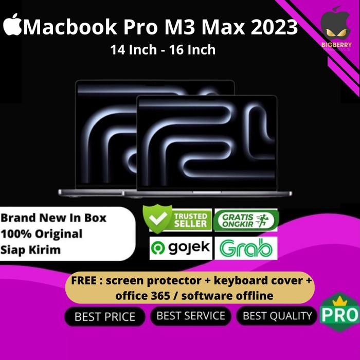 B2AG Apple Macbook Pro 2023 14 16 Inch M3 Pro M3 Max Ram 8Gb 18Gb 512Gb 1Tb
