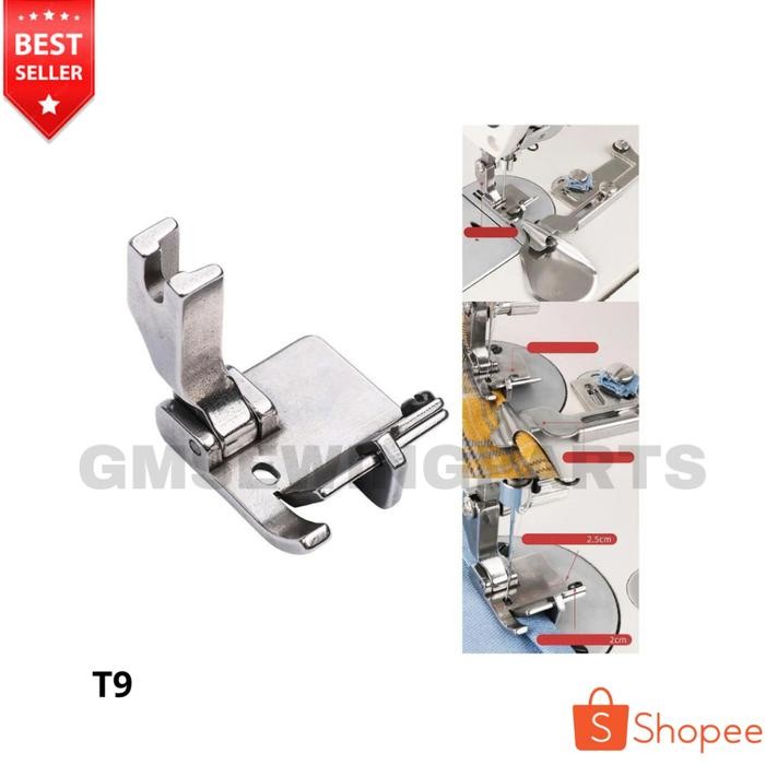 (Expert) Sepatu mesin jahit type T9, mesin jarum 1 brother, juki, jack, typical, zoje, siruba,