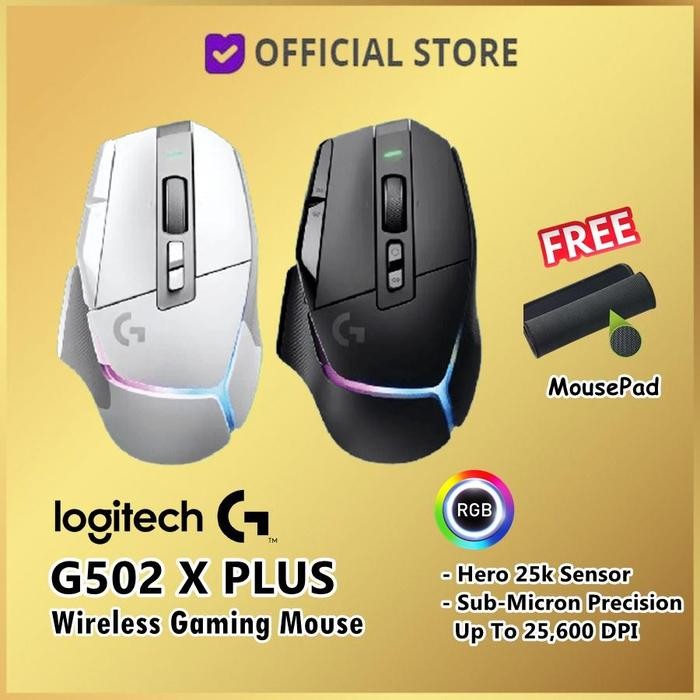 MSOD Logitech G502X Plus Wireless Gaming Mouse G502 X G 502 X