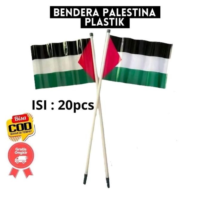 Bendera Palestina / Bendera Palestina Tangkai / Bendera Palestina (20)