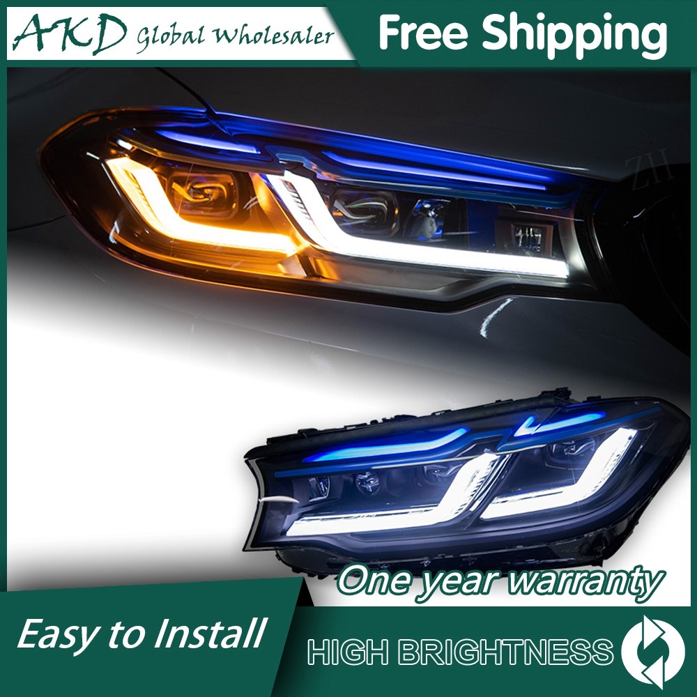 Car For BMW G30 2018-2022 G38 Headlights DRL Hella LED Bi Xenon Bulb