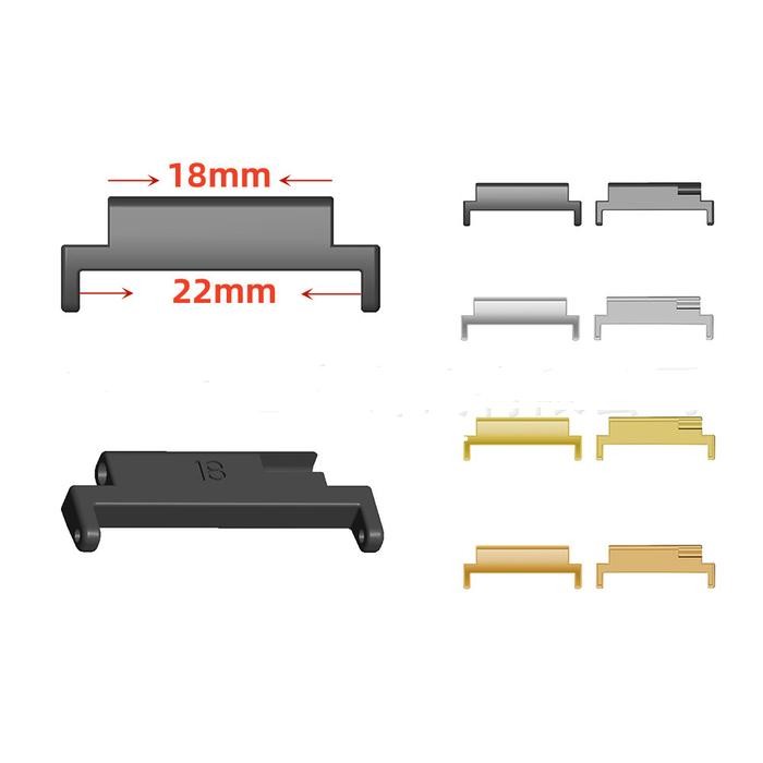 Strap Adapter 18Mm Ke 22Mm , 20Mm Ke 22Mm , 18Mm Ke 20Mm Adaptor Conector Stainless Steel For Casio
