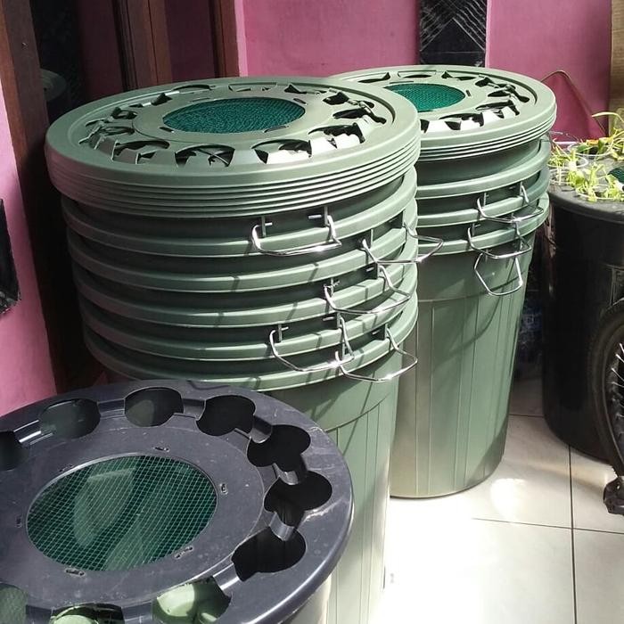 ember lele 80 Lt 12 pot / BUDIKDAMBER / ember budidaya lele dlm ember