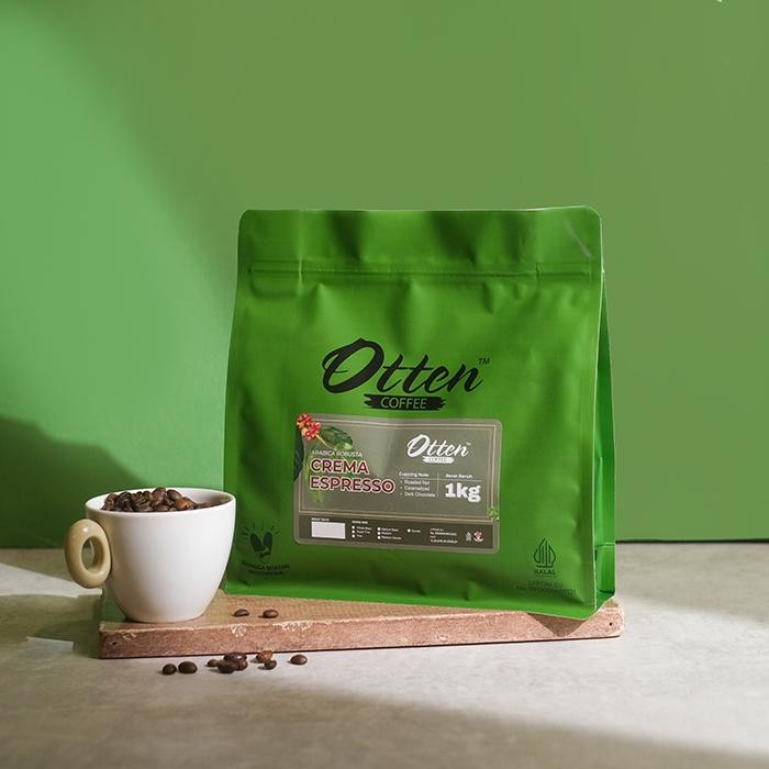 

Kopi Crema Espresso 1Kg Biji Bubuk Kopi Arabica Robusta Coffee