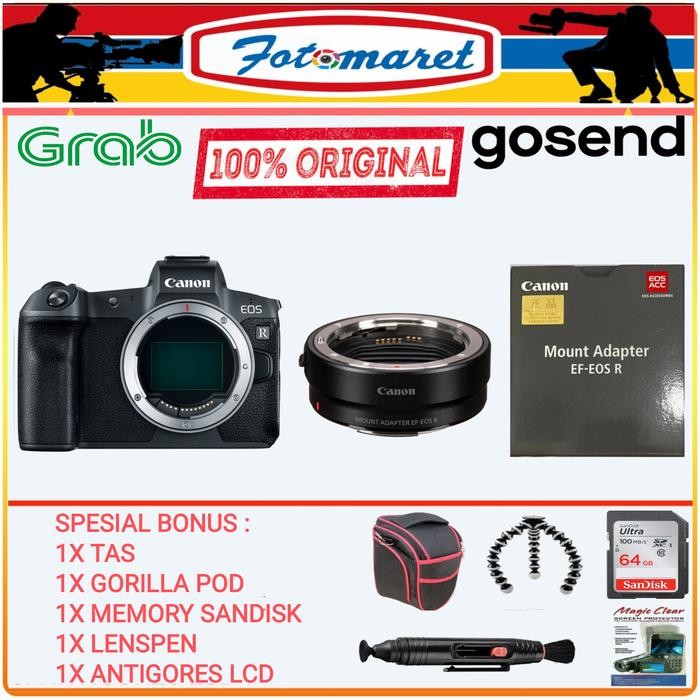 4JLF Canon Eos R Body Only/Canon Eos R Bo/Kamera Canon Eos R Body Only