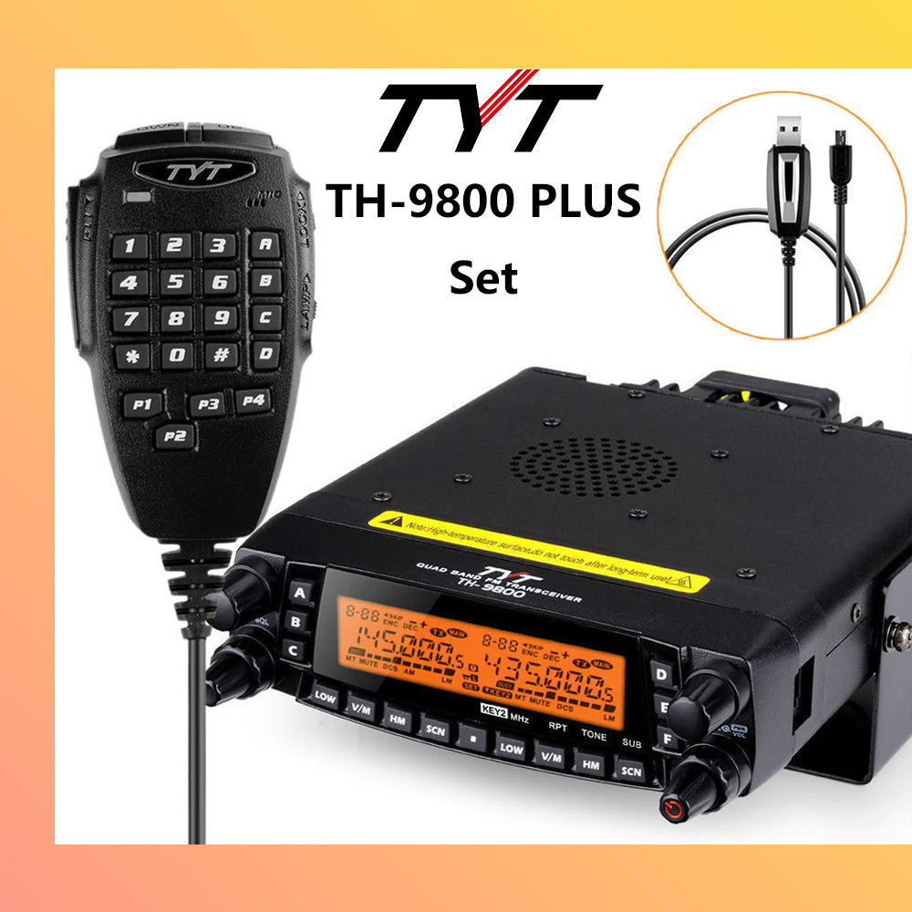 Latest version TYT TH-9800 Plus Car Radio Base Station 50W Repeater