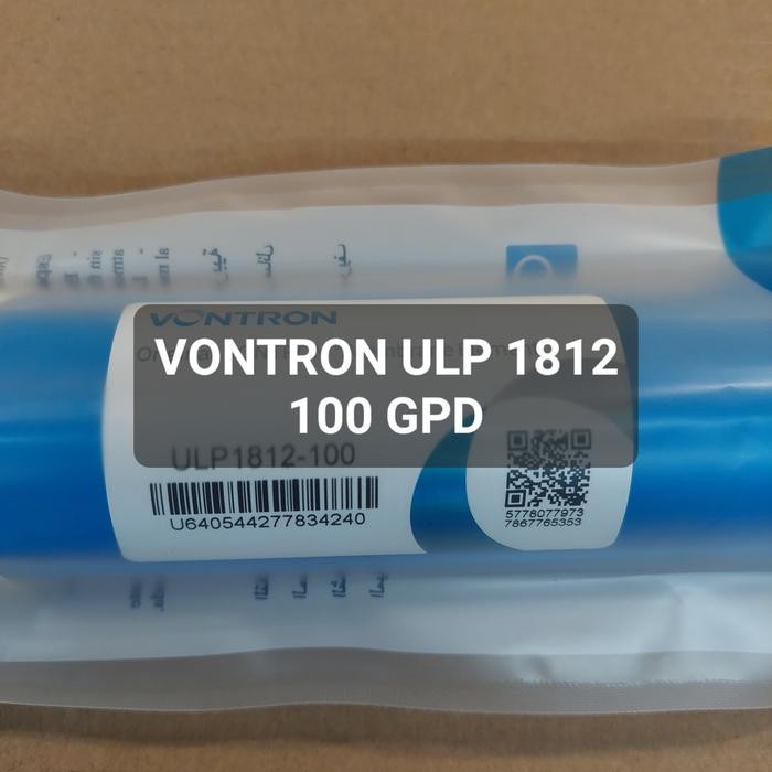 Membran Ro Vontron 100 Gpd / Vontron Ulp 1812- 100 Reverse Osmosis Ro