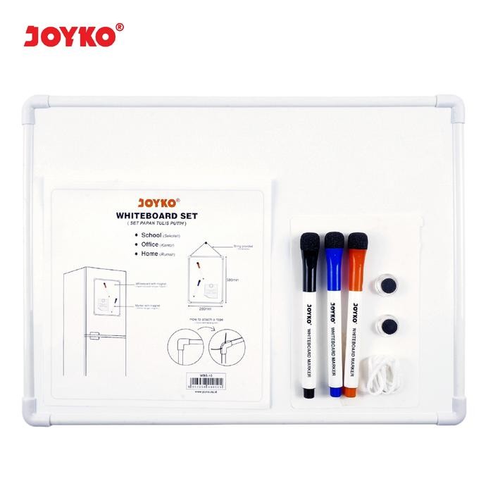 

Joyko Wbs 10 Magnet Whiteboard Set Spidol Papan Tulis Putih