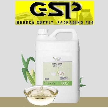 

NWFK Come Food Gula Cair Tebu 6 Kg / Simpel Sirup / Simply Syrup Premium