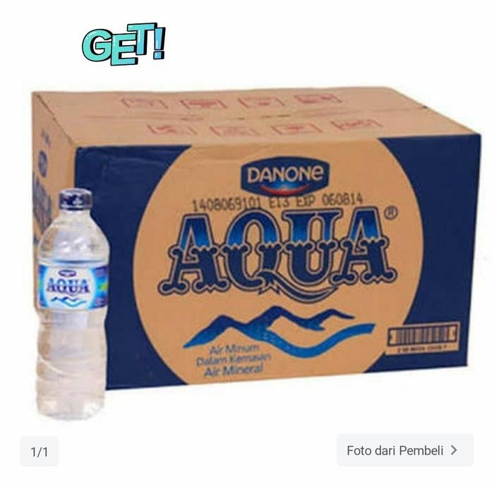 

NWFK Aqua Botol Air Mineral 600 Ml Dus Isi 24 Botol