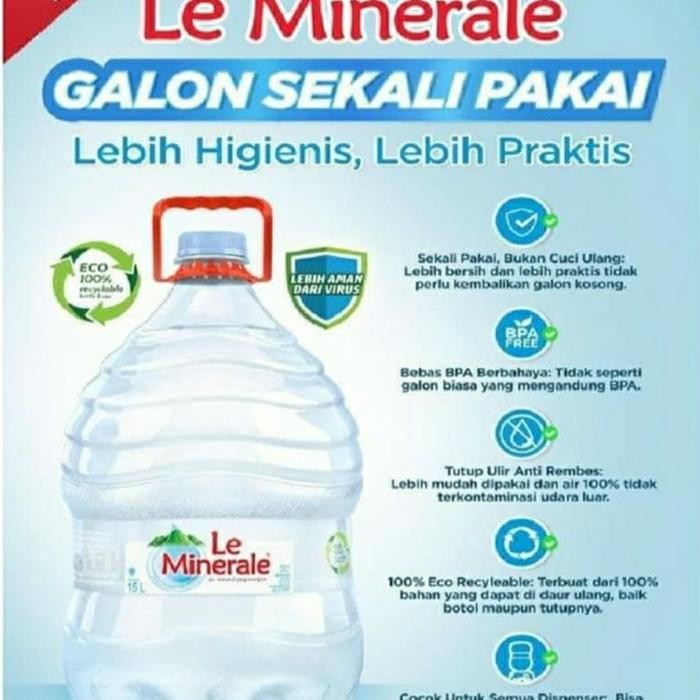 

NWFK Le Minerale Galon 15 Liter