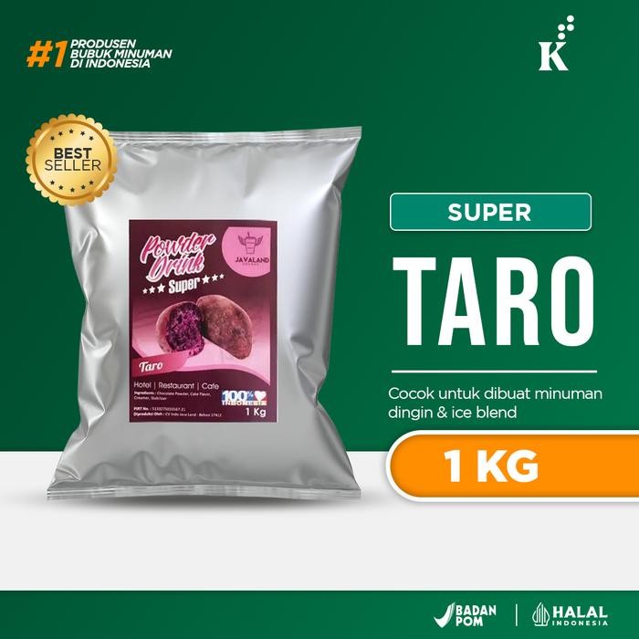

NWFK Javaland Bubuk Minuman Super Powder Taro 1 Kg - Cocok Untuk Minuman Dingin & Ice Blend