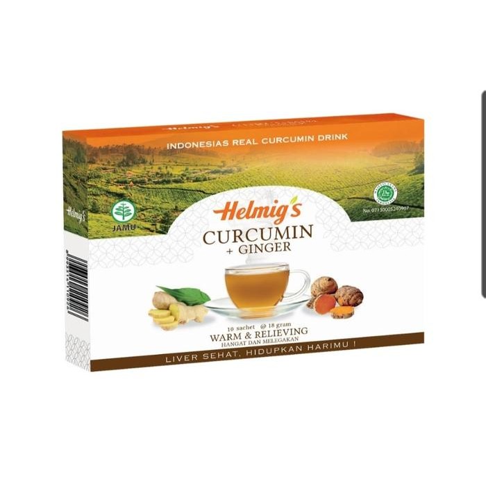 

NWFK Minuman Herbal Helmigs Curcumin + Ginger Untuk Kesehatan Isi 10 Sachet