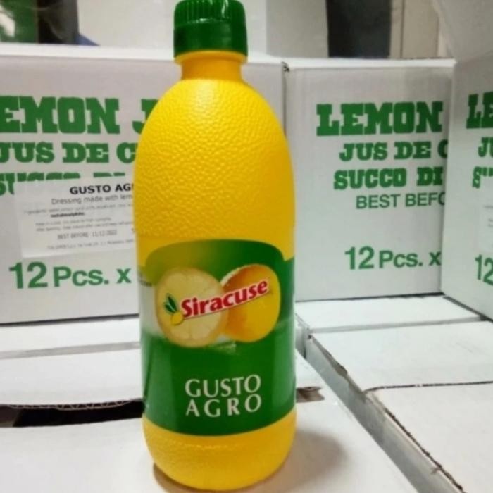

8SXE Lemon Siracuse Konsentrat Juice Jus Jeruk Gusto Agro 500Ml