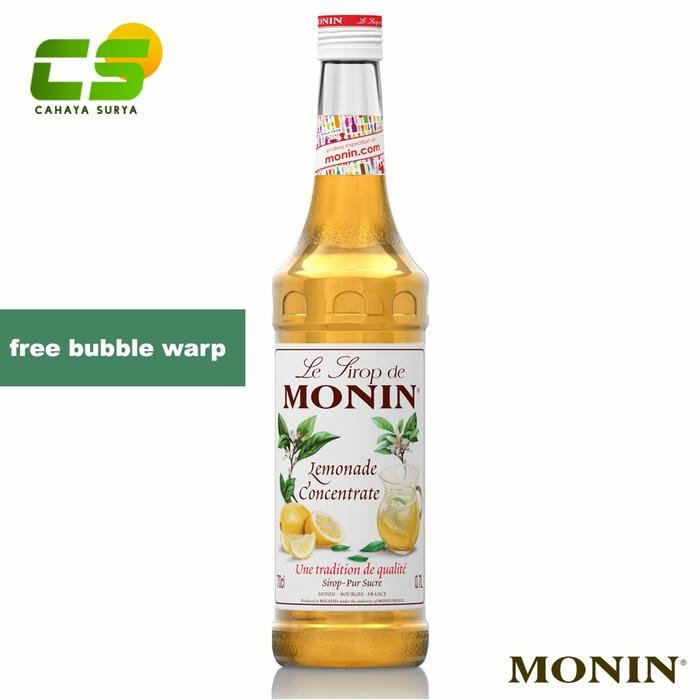 

8SXE Monin Syrup/Sirup - Lemonade Concentrate Syrup 700 Ml