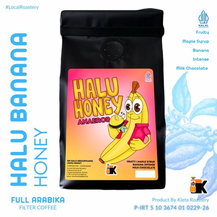 

8SXE Biji Kopi Arabika Halu Mekarwangi Honey 200Gr