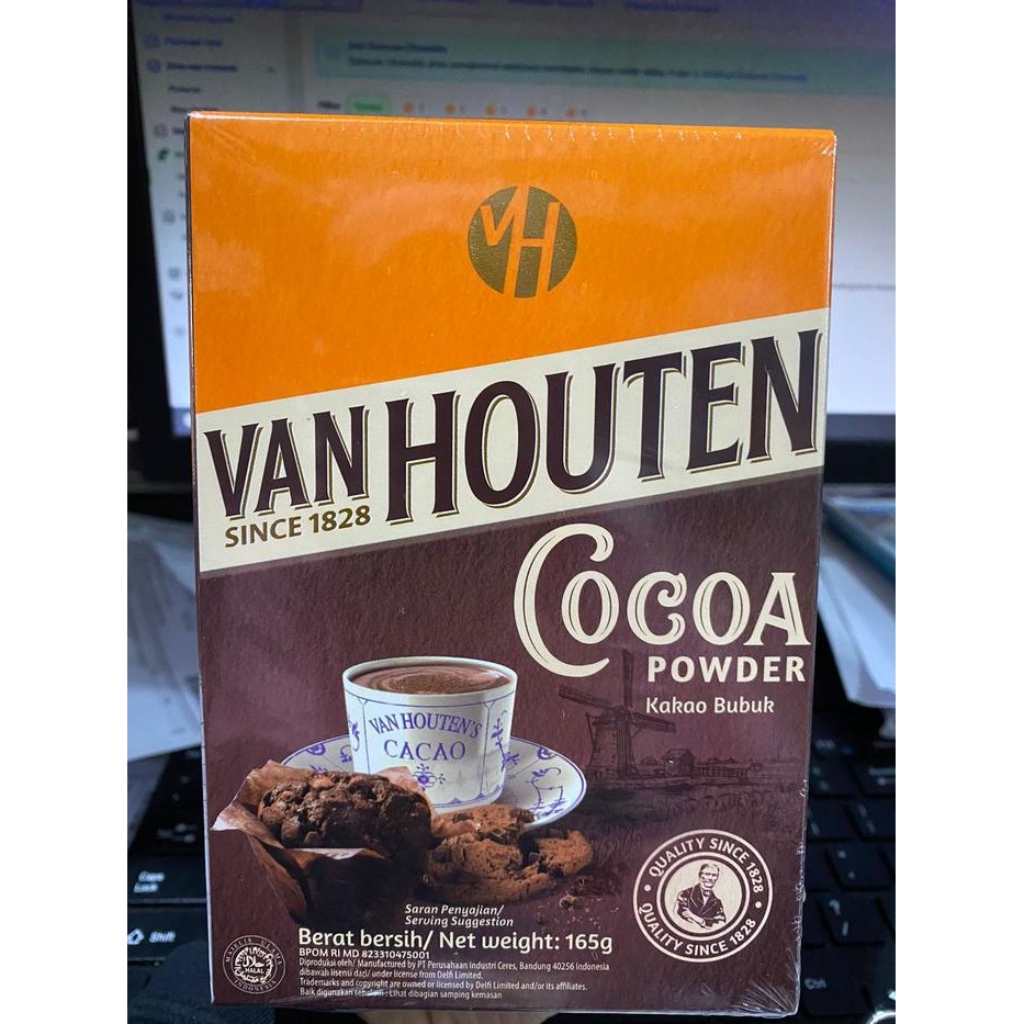 

(Rnd) - Cokelat Bubuk (Cocoa Chocolate Powder) Van Houten 180Gr Sameday / Instant Only