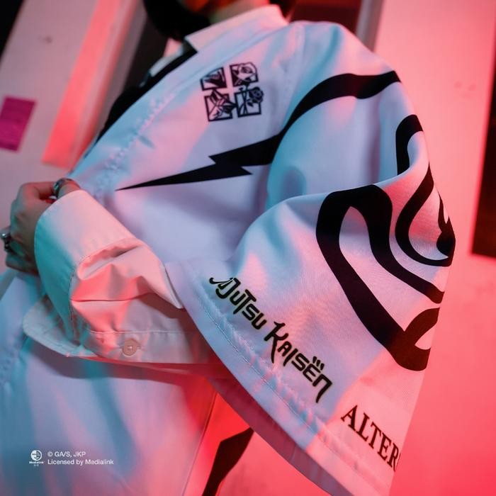 Alter Ego X Jujutsu Kaisen Haori Kimono White Kode 431