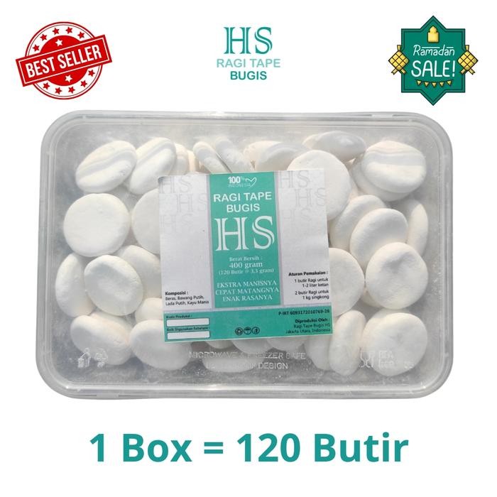 

Ready Ragi Tape Bugis Hs Premium Ketan Singkong Isi 120 Butir