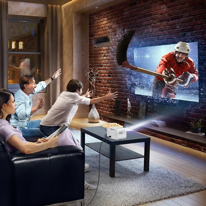 Qiaolet K1A Projector Mini 8000 Lumens Android Projector 5G Wifi Android 11 Proyektor