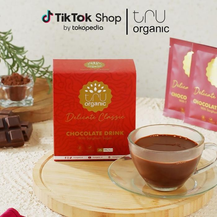 

Ready Minuman Coklat Rendah Kalori Dengan Gula Sorghum Cokelat Bubuk Truorganic Delicate Classic 1