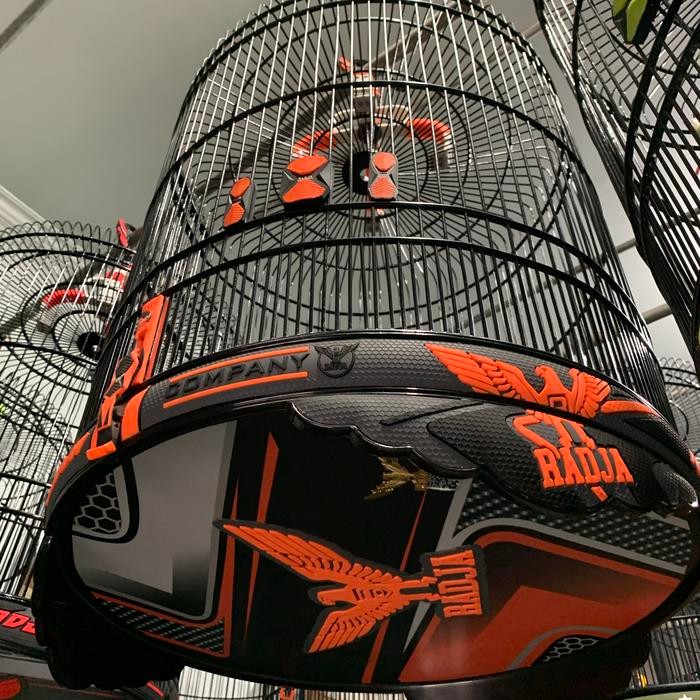 Sangkar Kandang Murai Radja 3D Racing Carbon No 2 ( Ada Sertifika