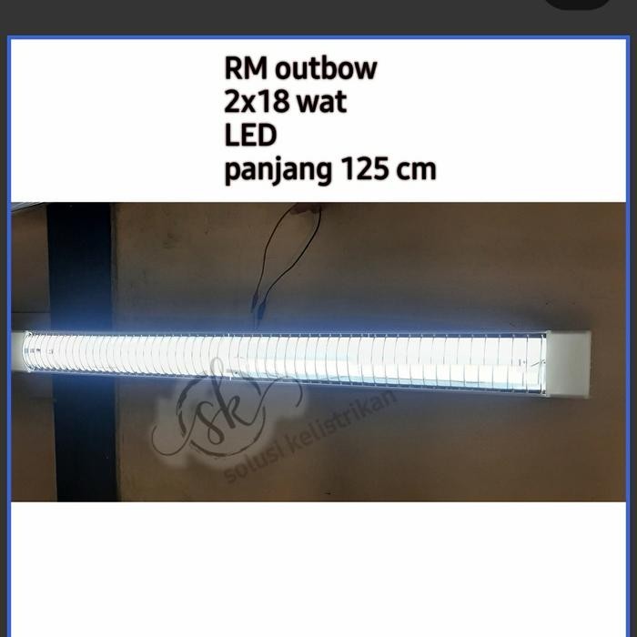 Gercep Kap Rm Outbow 2X18 Tl Led Panjang Led Rm Kisi Kisi