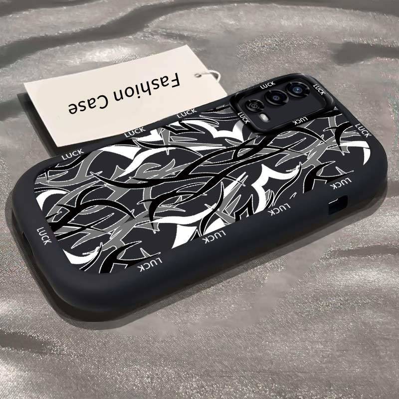 Casing Hp untuk OPPO A55 4G Case Casing HP Softcase Puff Kasing ponsel Drop silikon tahan duri yang 