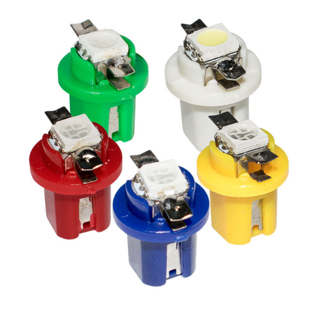 500pcs T5 B8.5 B8.5D Led t5 1 Smd 5050 led Car Light Instrument