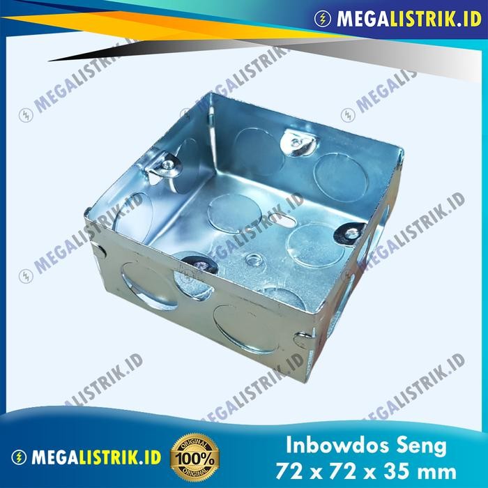 New Item Inbowdos Seng / Inbowdus Besi / IB Dos Kaleng / Inbow Dus Plat Kotak Baru