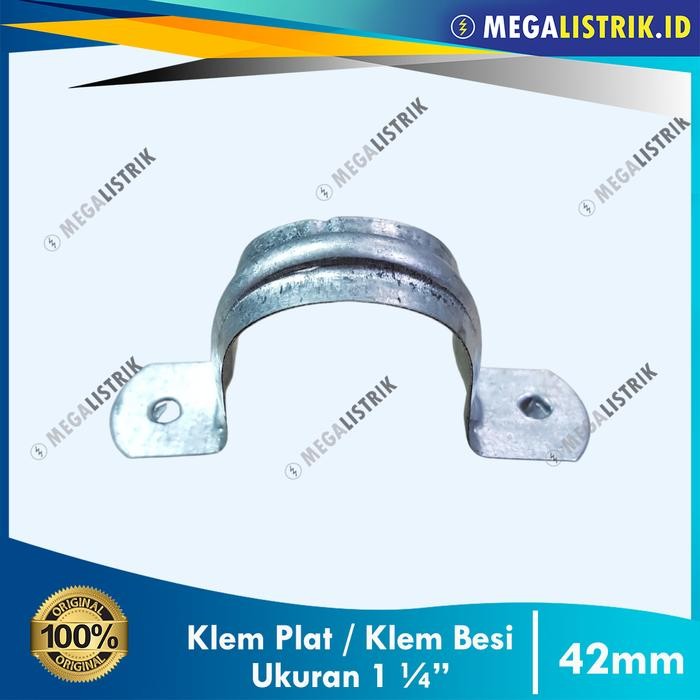 

Super Murah! Klem Plat 1 1/4" / Klem Besi Seng / Klem Pipa 42mm / Klem Omega 1 1/4 Sale