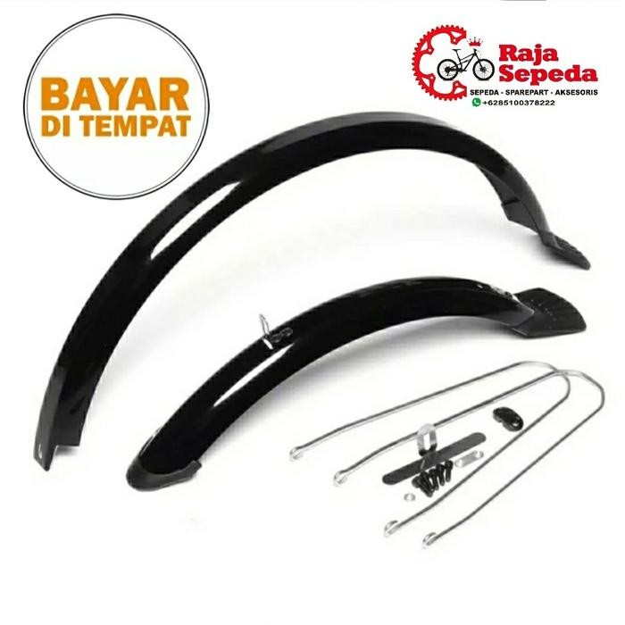 SET SPATBOR FENDER SEPEDA LIPAT 20 INCH (DEPAN BELAKANG)
