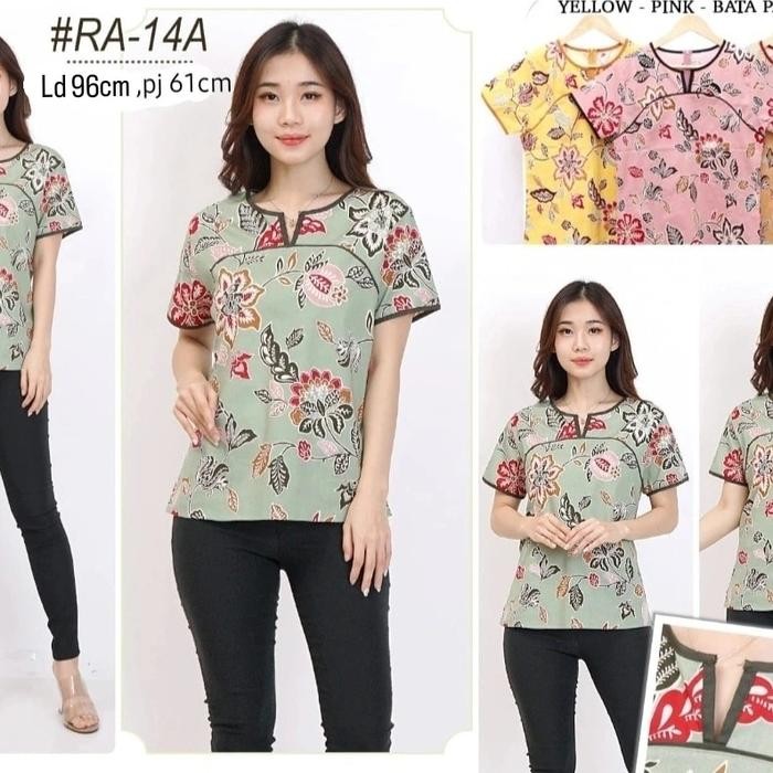 atasan batik cewek atasan batik perempuan atasan batik remaja *