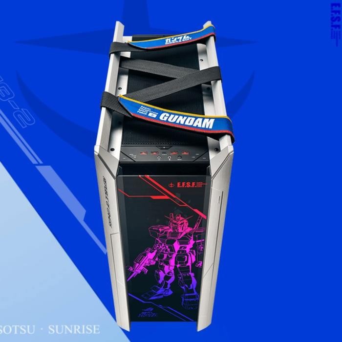 ASUS ROG STRIX HELIOS GUNDAM EDITION MID TOWER PC CASE GAMING *