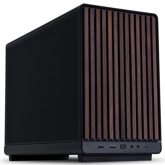 LIAN LI A3-MATX WOOD BLACK EDITION MICRO ATX MINI TOWER PC CASE CASING GAMING CHASSIS *