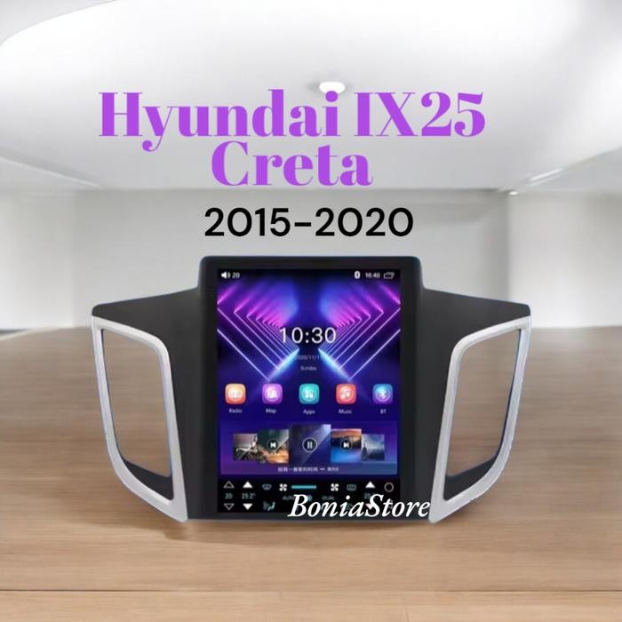 TERLARISS HU Android Model Tesla Layar 9.7" untuk HYUNDAI CRETA 2015-2020 Car Kabel Bluetooth